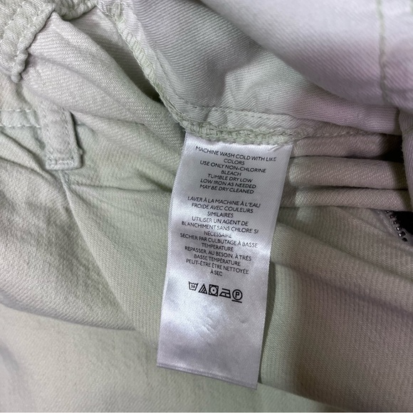 Anthropologie Pilcro Green Paperbag Barrel Pants High Rise Relaxed Size 25 Sage - Picture 7 of 9